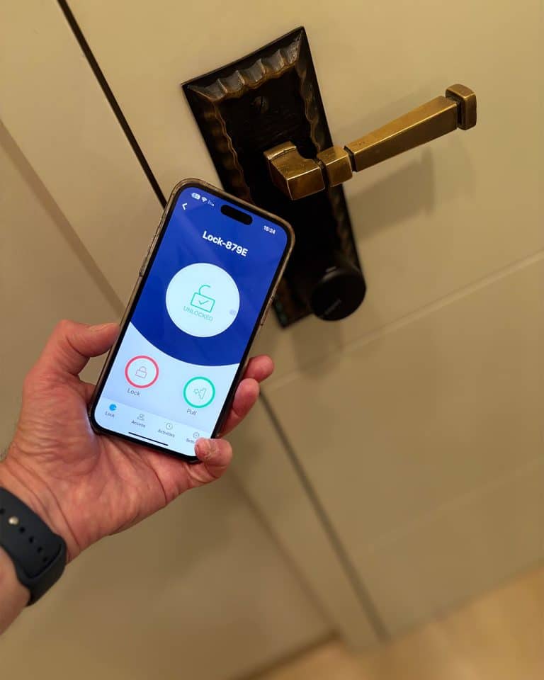 מנעול חכם Tedee Pro 18 tedee-app-control