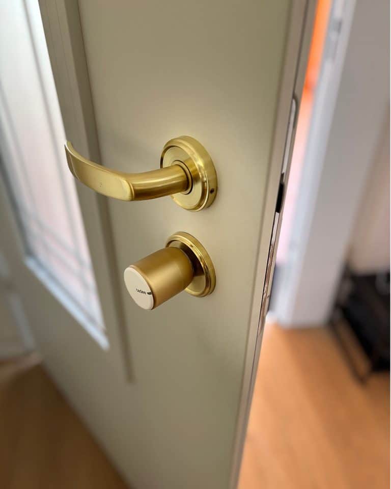 tedee-gold-lock-door-home